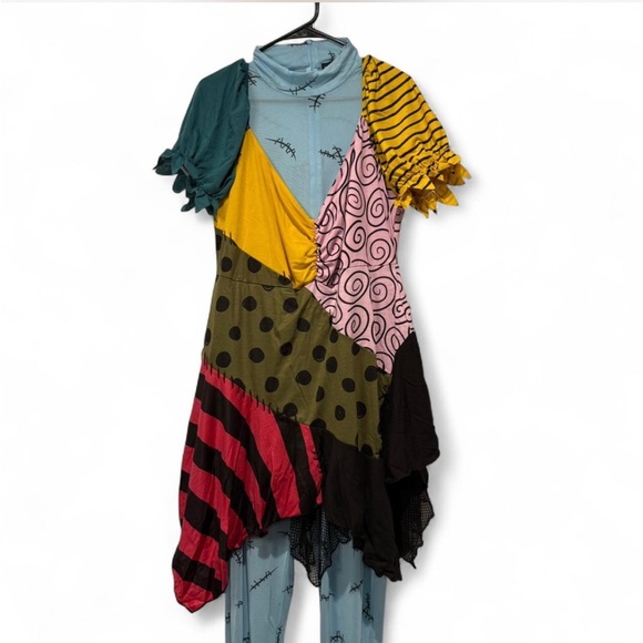 Dolls Kill Nightmare Before Christmas Sally Halloween Costume, Plus Size 3X NEW - Picture 3 of 12